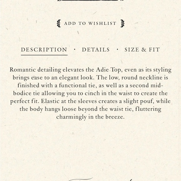 Doen XS Adie Top in Alabaster Countryside Calico - Picture 12 of 14